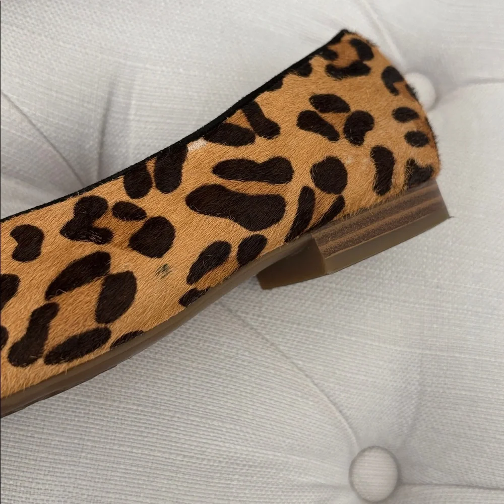 Marks and Spencer (M&S) leather leopard flats - Picture 8 of 9